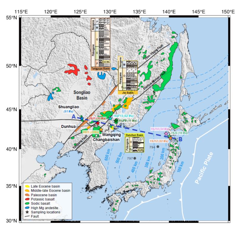 董玉等GEOLOGY--地幔流导致东北亚陆缘新生代周期性弧后伸展